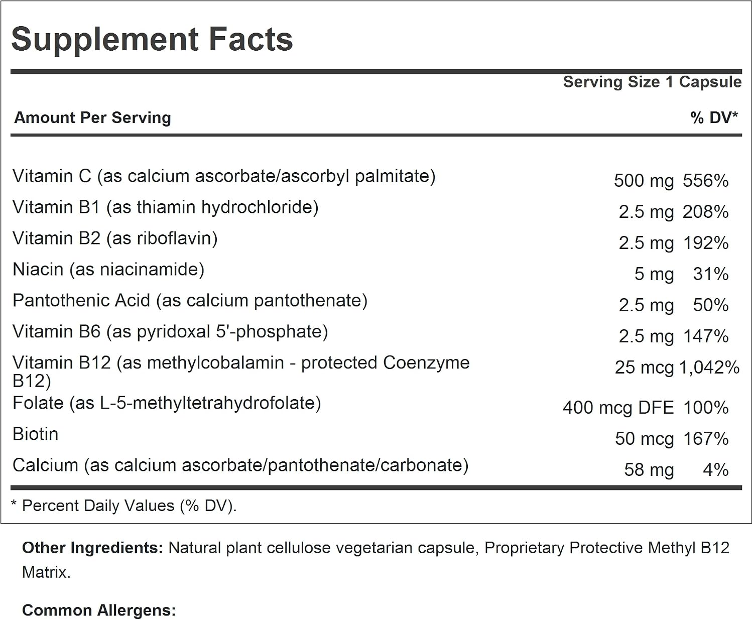ANDREW LESSMAN Vitamina C 500 Plus B-Complex 360 Cápsulas