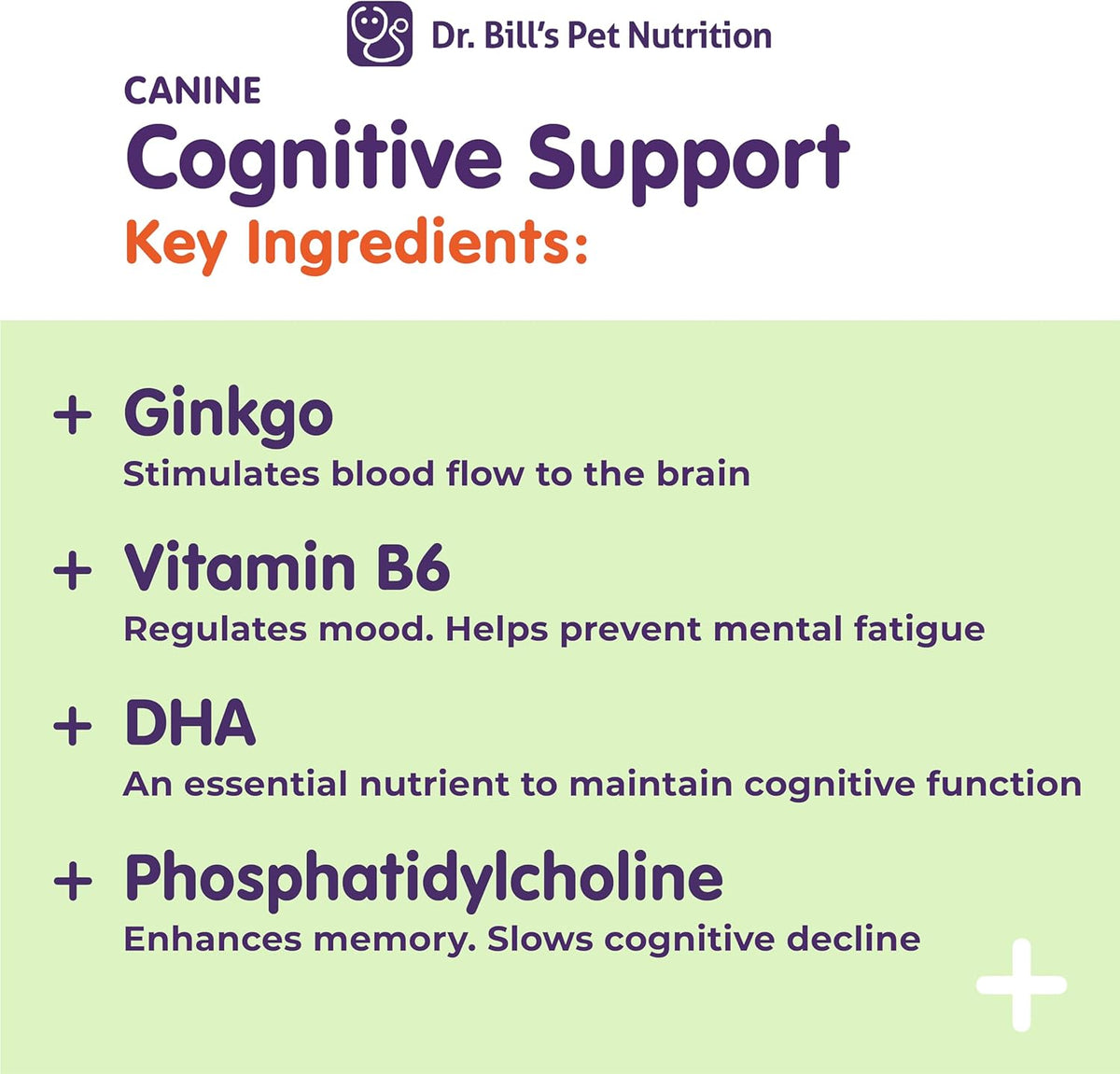 Dr. Bill's Suplemento de Apoyo Cognitivo – DHA (ácido docosahexaenoico): Un ácido graso omega-3 esencial para la – Image 4
