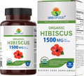 Brieofood Hibisco Orgánico 1500mg, 90 Comprimidos Vegetarianos