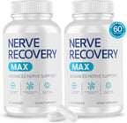 Nerve Recovery Max - Suplemento Avanzado para Apoyo Nervioso con Vitamina D3 y Ácido Alfa Lipoico, 120 Días (4 Botellas)