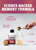 HEALTH DIRECT - AminoMind - Suplemento Nootrópico de Colágeno para la Salud Cerebral y BDNF - Dipéptidos Pro-Hyp e Hyp-Gly, Antioxidantes Coffeeberry - Maracuyá Guayaba - 414 ml (28 Dosis)