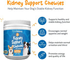 Pet Wellbeing Kidney Support Chewies para Perros - Apoyo Renal - 90 Masticables Blandas
