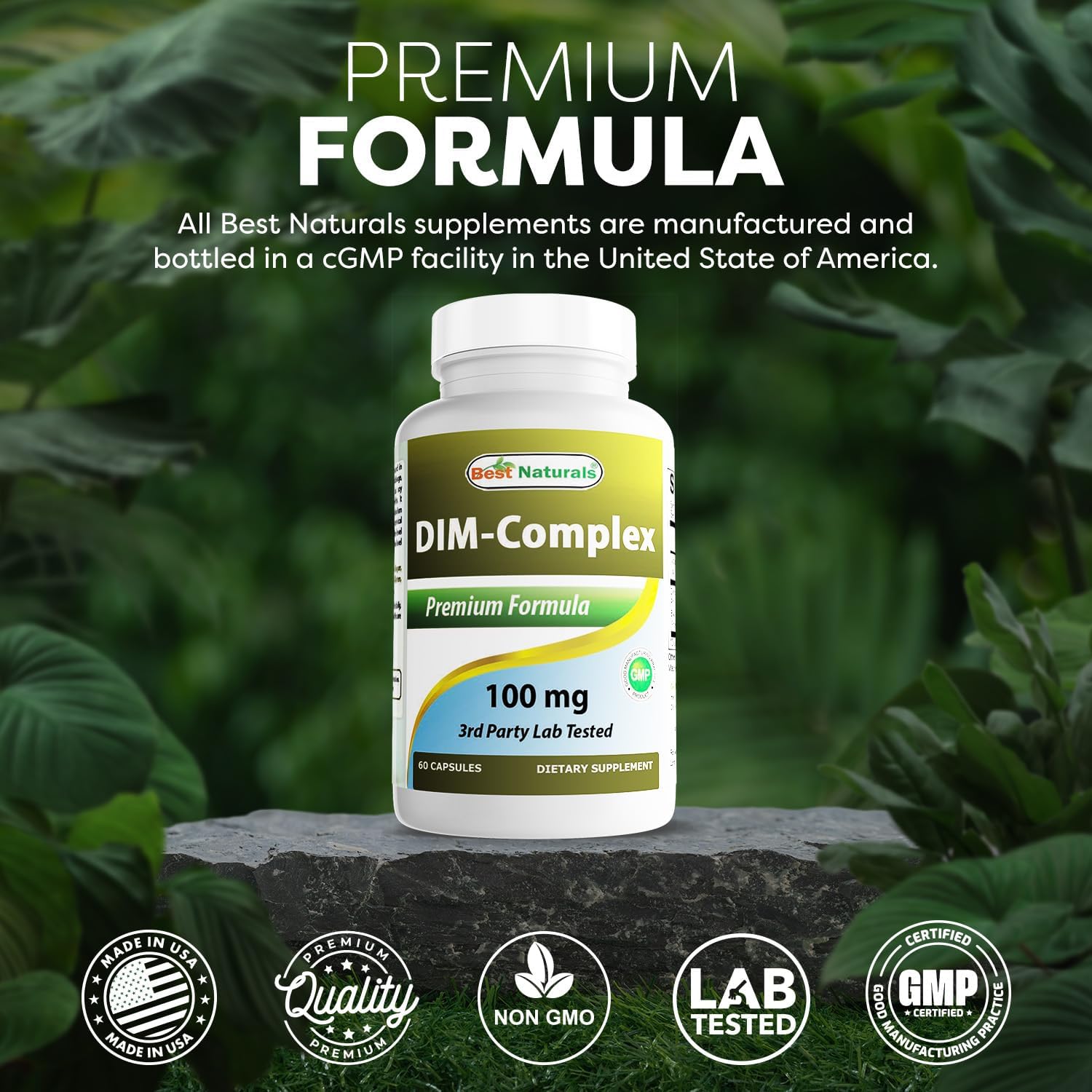 Best Naturals Complejo DIM 100 mg 60 Cápsulas