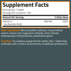 Bronson Vitamina C 500 mg - 100 Comprimidos Vegetarianos