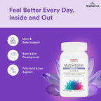 GNC Fórmula Multivitamínica Prenatal con Hierro, 120 Comprimidos