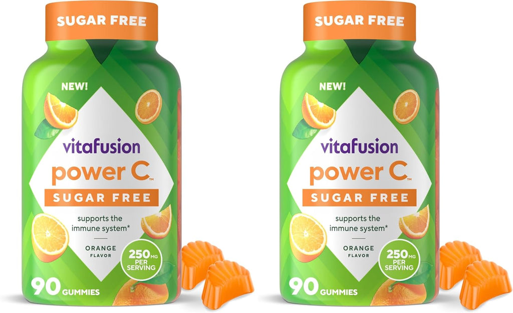 Vitafusion Sugar Free Power C Gominolas de Vitamina C, 90 unidades