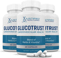 (Pack de 3) Glucotrust Advanced Formula 688mg Suplemento en Cápsulas, 180 Cápsulas