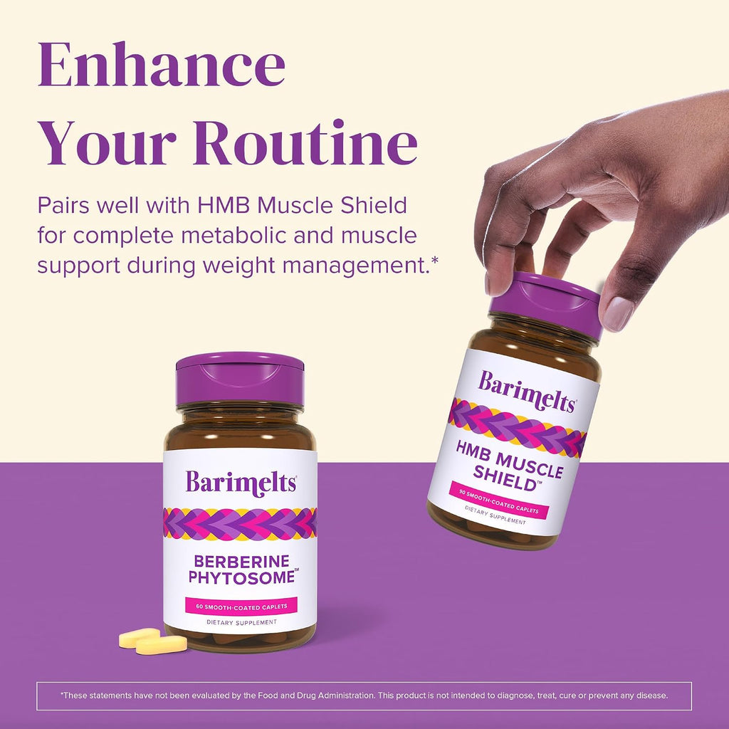 BariMelts Berberine Phytosome 550mg – 60 Caplets Recubiertos
