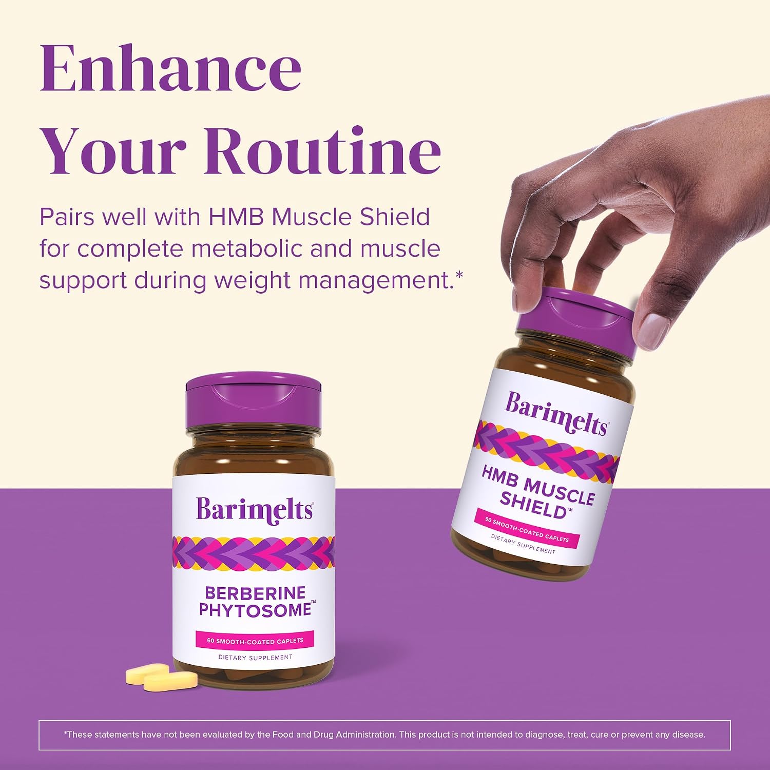 BariMelts Berberine Phytosome 550mg – 60 Caplets Recubiertos