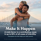 Eu Natural Conception for Him - Suplemento de Fertilidad Masculina con Ashwagandha, Folato y Zinc - Apoyo para el Recuento, Motilidad y Fuerza Espermática - 120 Cápsulas Vegetales
