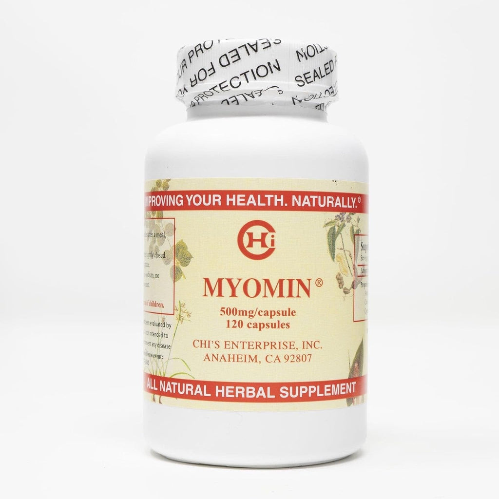 Chi's Enterprise Myomin 500 mg, cápsulas para el equilibrio hormonal (120 unidades)