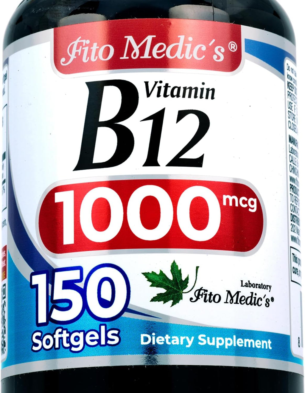 FITO MEDIC'S Lab Vitamina B12 - 150 Cápsulas Blandas