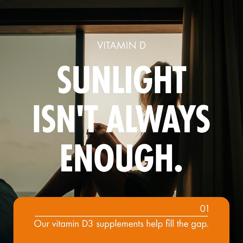 Incite Nutrition Vitamina D3 5000 IU - 400 Microcomprimidos de Colecalciferol - Suplemento Vegetariano - Alta Concentración