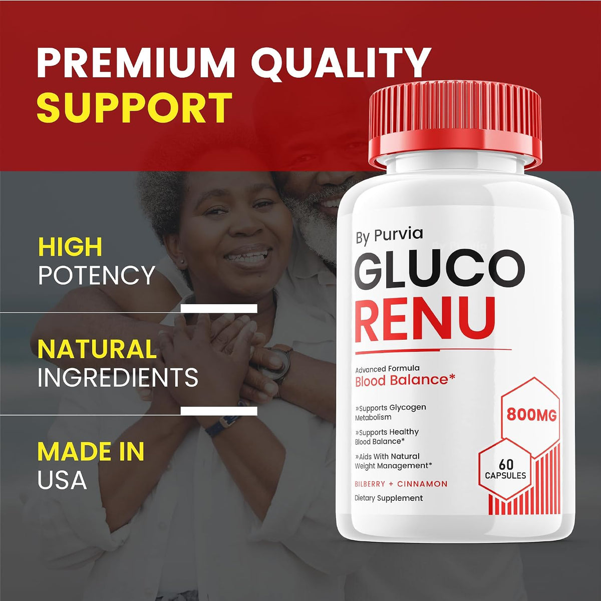 Gluco Renu - Cápsulas de Fórmula Avanzada para el Bienestar General, 60 Cápsulas – Image 4