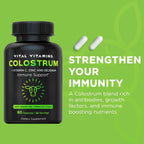 Suplemento de Calostro con Vitamina C, Zinc y Selenio - Vital Vitamins