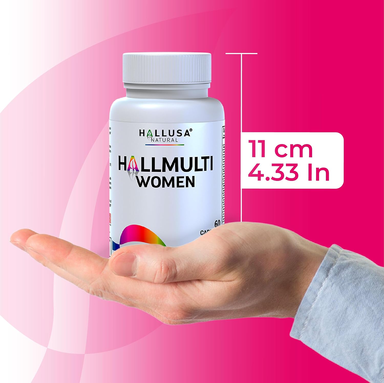 HallMultiWomen – Multivitamínico para Mujeres 60 Cápsulas