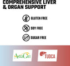 Axe & Sledge Liver+ — Suplemento Hepático con TUDCA, NAC y Cardo Mariano (30 Cápsulas)