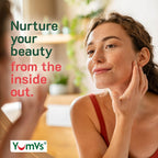 YUM-V'S YumVs Biotin Gummies 5000mcg - Sabor Frambuesa - 60 Gominolas (Envase de 2)
