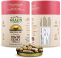 GRAZIN HEALTH Cápsulas de Riñón Bovino 3000mg | Suplemento de Órganos de Pastoreo