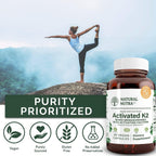 Natural Nutra Vitamina K2 Full Spectrum, 75 mcg, 180 Cápsulas (3 Envases de 60)