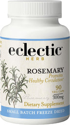 Eclectic Herb - Cápsulas de Romero | 90 Cápsulas | 300 mg | Apoyo Cognitivo