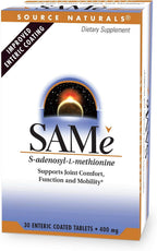 Source Naturals SAMe Doble Concentración - 400 mg - 30 Comprimidos
