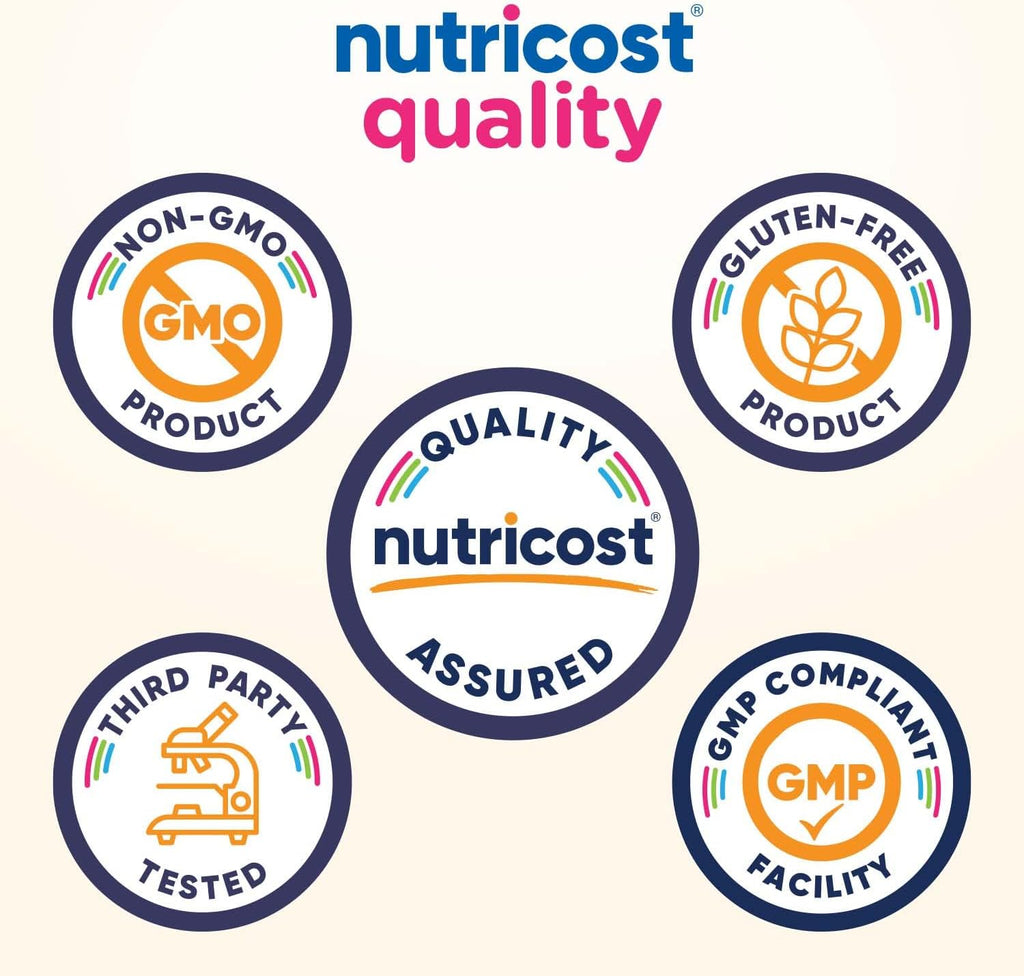 Nutricost Gomitas de Vitamina D3 para Niños 2500 UI (62.5 mcg), 120 Gomitas - Sabor a Bayas Mixtas