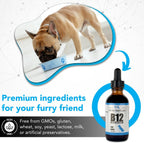Vitaminas Líquidas B-12 para Perros - Suplemento de Metilcobalamina - Infinite Health Labs