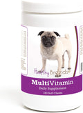 Healthy Breeds Multivitamínico en Masticables Suaves para Perros Pug (180 uds.)