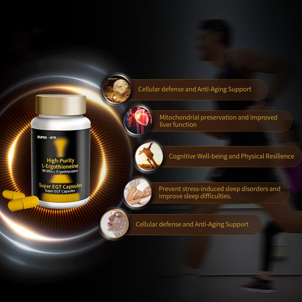 SUPER-SYN L-Ergotioneína 50 mg - Suplemento Antioxidante de Ultra Pura