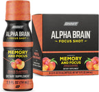 ONNIT Alpha Brain Focus Shot, Sabor Tropical, 6 unidades, Certificado IGEN™ No GMO