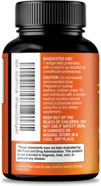Vitamina D3 5000 IU (125 mcg) - 60 Cápsulas Blandas - Nature's Peak
