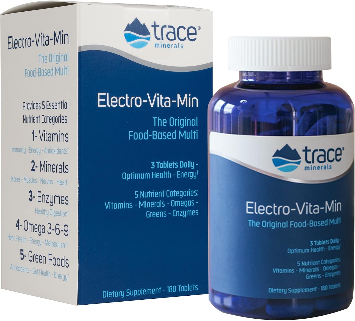 Electro-Vita-Min Original Food-Based Multi - 180 Comprimidos