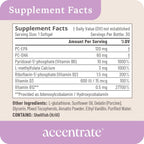 Accentrate Suplemento Cerebral Infantil | Omega-3 + Vitaminas B Metiladas