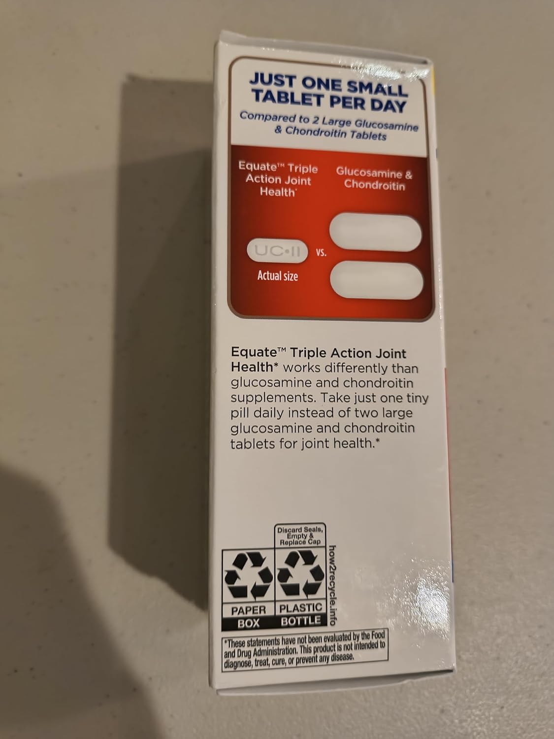 Equate Triple Action Joint Health, 30 Comprimidos Recubiertos