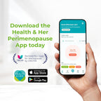 Health & Her Complementos para la Menopausia - Apoyo Multinutriente para Energía, Huesos, Músculos, Piel y Cabello - Vegano, Sin Gluten (60 Cápsulas - 1 Mes)