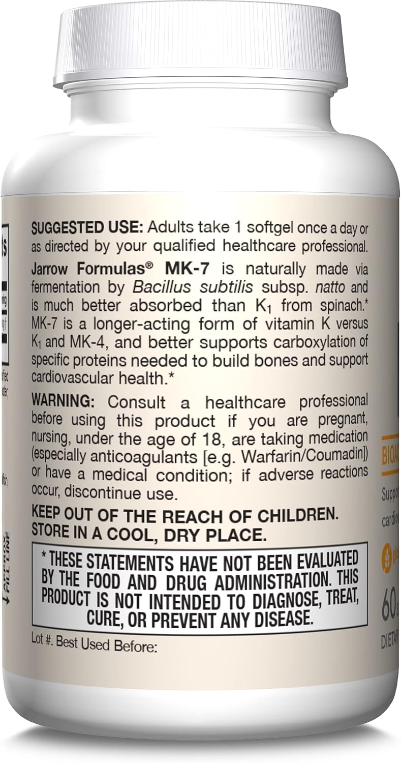 Jarrow Formulas MK-7 - 60 Softgels