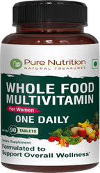 Pure Nutrition Multivitamínico Integral para Mujeres – 60 Comprimidos Veganos