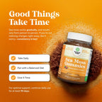 Natures Craft Gominolas de Irish Sea Moss - 90 Unidades