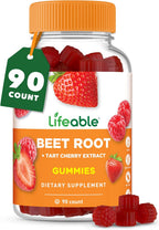 Lifeable Gominolas de Raíz de Remolacha - 500 mg por Ración - 90 Gominolas Vegetarianas