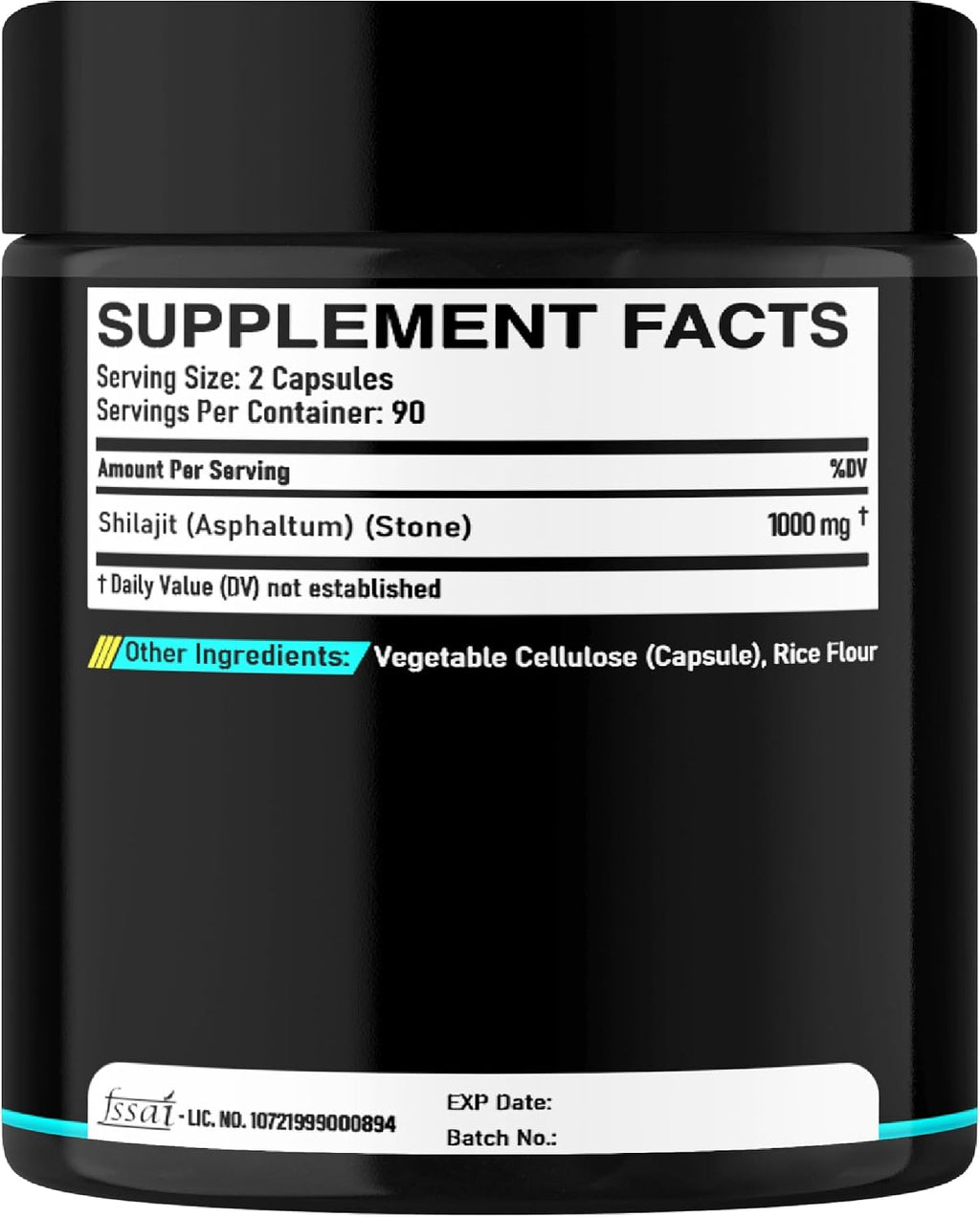DEDICAD Shilajit 1000mg Cápsulas - 180 Comprimidos - Complemento de Shilajit del Himalaya