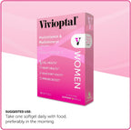 Vivioptal Women - Multivitamínico y Multimineral para Mujeres con CoQ10 y Omega-3 (30 Cápsulas)