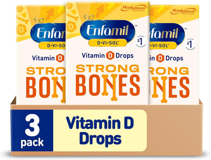 Enfamil Vitamina D-Vi-Sol Gotas de Vitamina – Contribuye a la absorción y utilización normal del calcio y del – Image 1