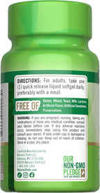 Nature's Truth Vitamina B12 1000 mcg - 60 Cápsulas Blandas de Liberación Rápida - Sin Gluten y No-GMO