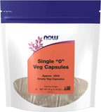 NOW Foods Cápsulas Vegetales Vacías, Tamaño "0", 300 uds