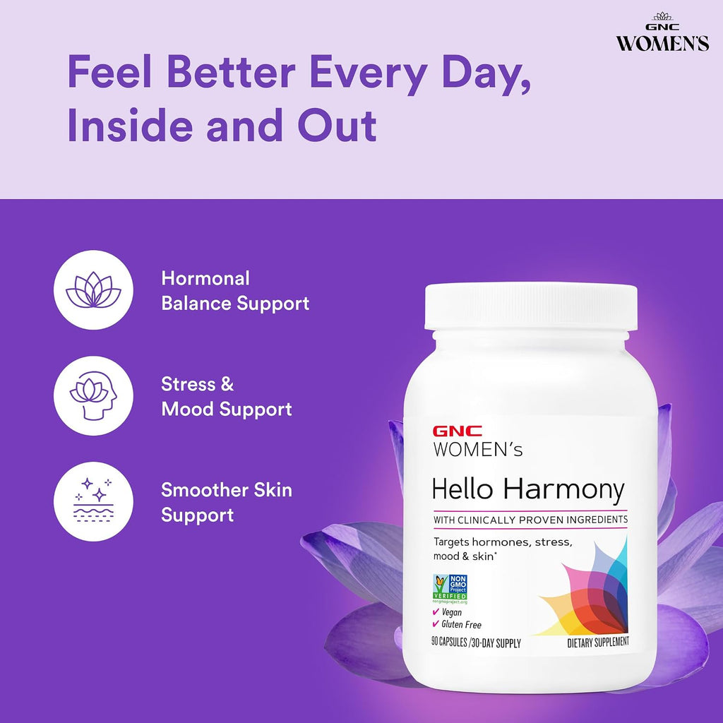 GNC Women's Hello Harmony - Apoyo Hormonal para Mujeres