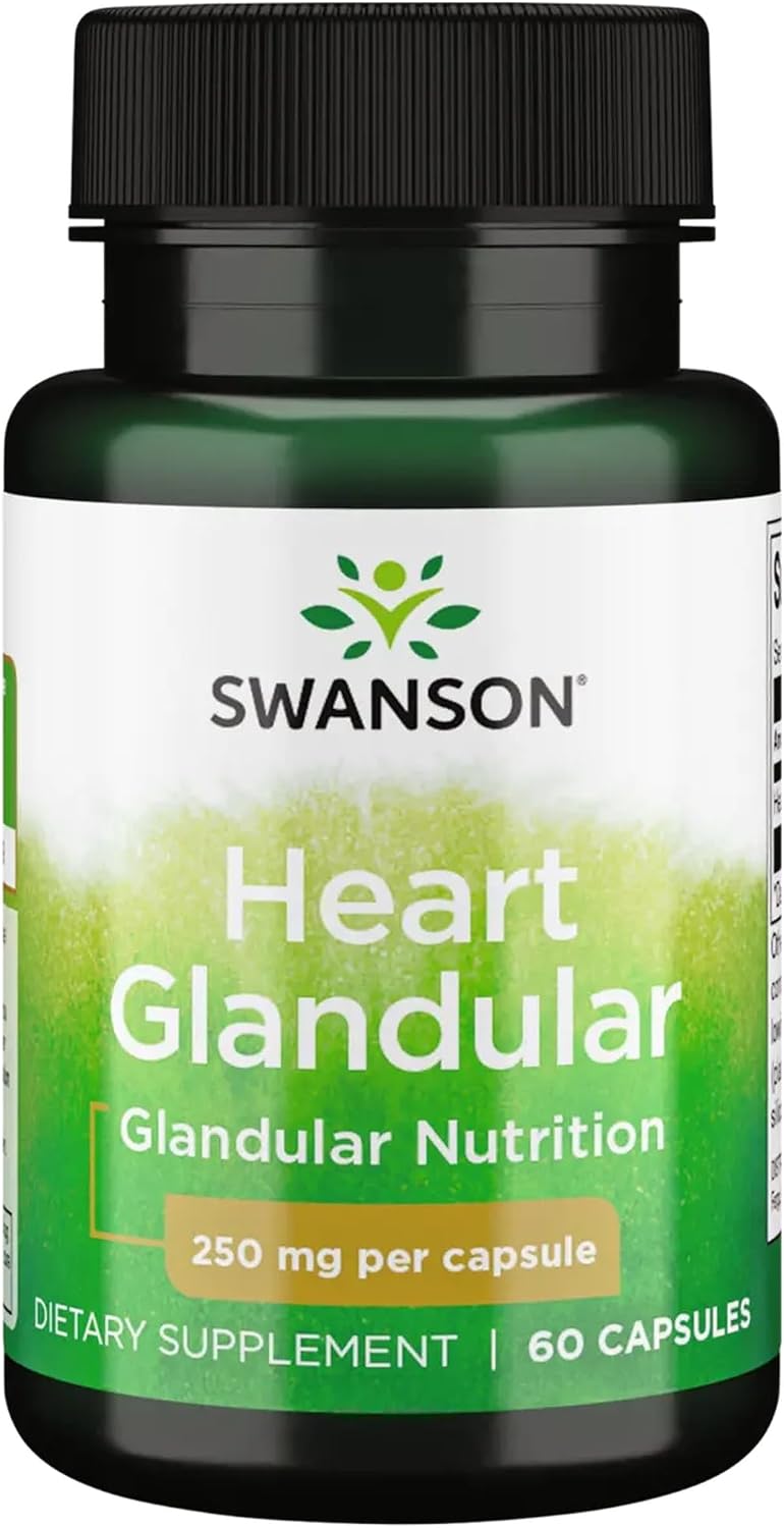 Swanson Raw Heart Glandular 250 mg 60 Cápsulas