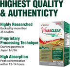 LABO Nutrition VesseCLEAR CX Nattokinase NSK-SD con Gamma Oryzanol - 90 DRcaps Veganos