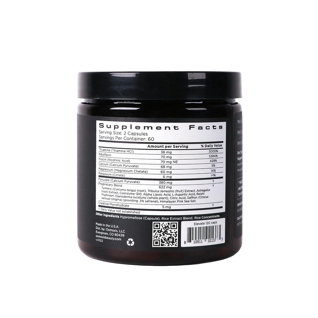 OSMOSIS Elevate - Inmunidad, Estado de Ánimo y Metabolismo, 120 Cápsulas