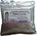 Capsule Connection Cápsulas Vacías de Pullulan Separadas, Tamaño 00, Veganas y Vegetarianas (500 uds.)